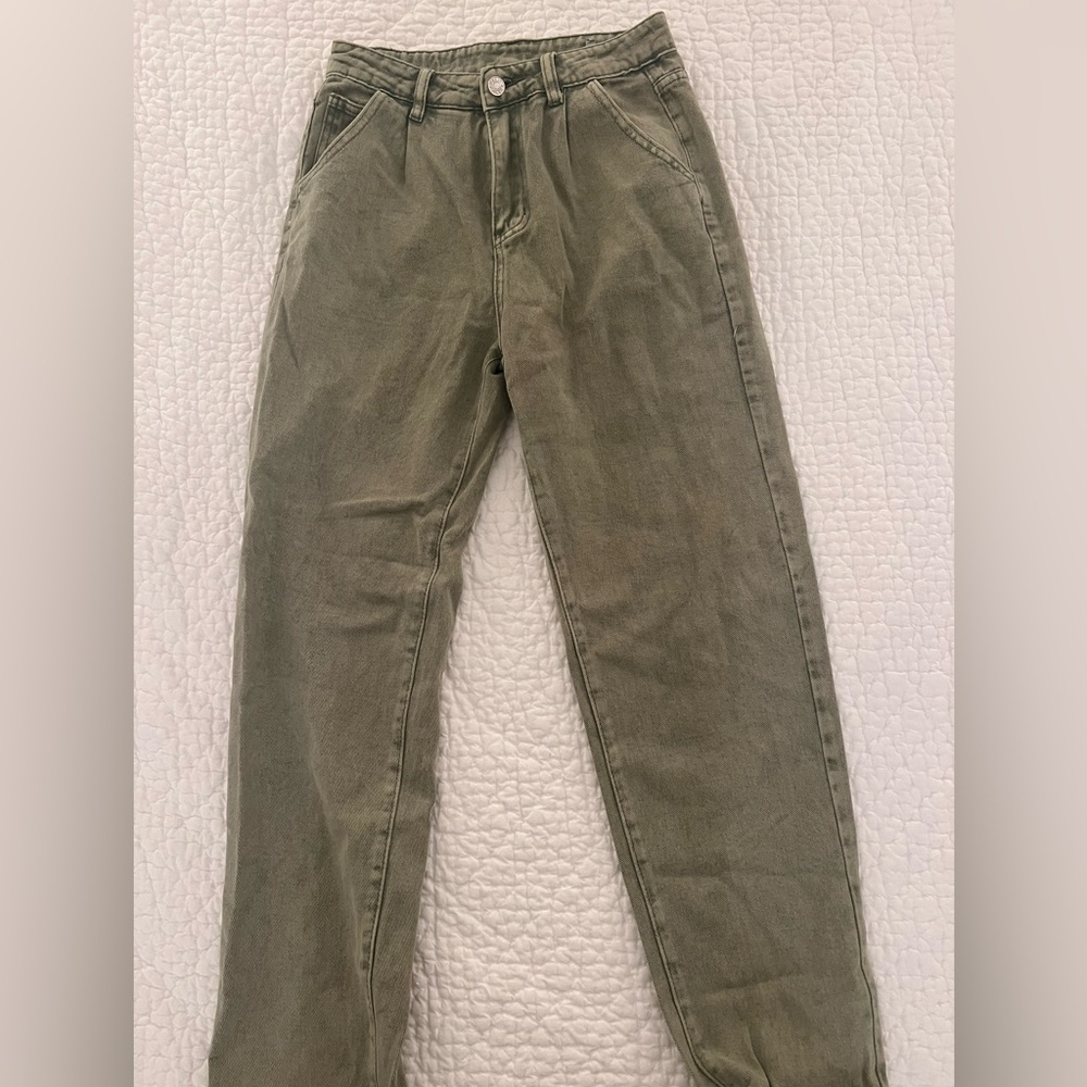 Green jeans